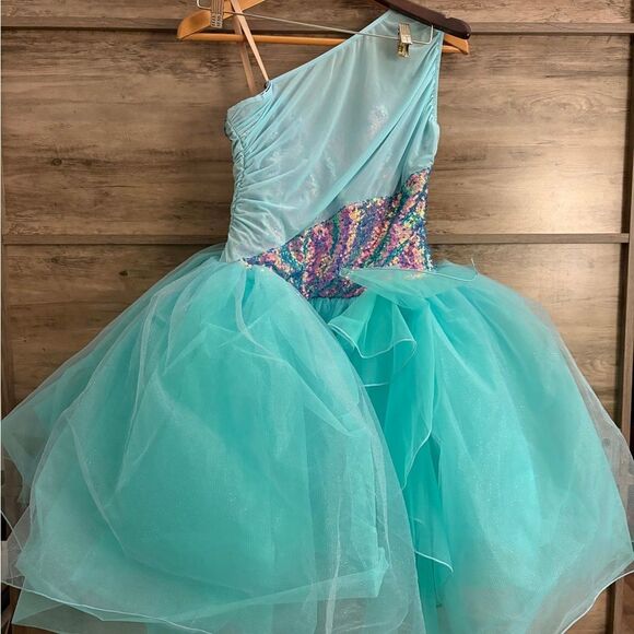 Revolution Ballet Blue Purple Sequin Dance Ballet Costume Mesh size LA RC24558 - Picture 17 of 17